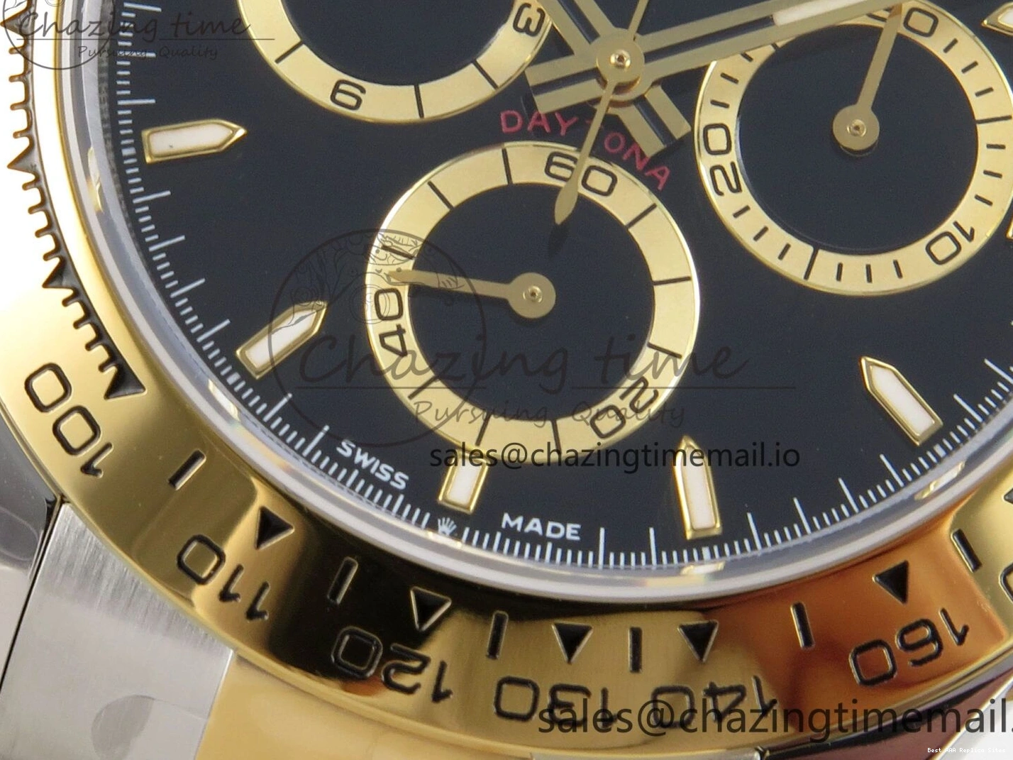 Best AAA Replica Sites SS Premium 904L Clone 126503 1:1 Dial on DD Black Clean Edition Bracelet Super 240 Best Daytona YG 1231